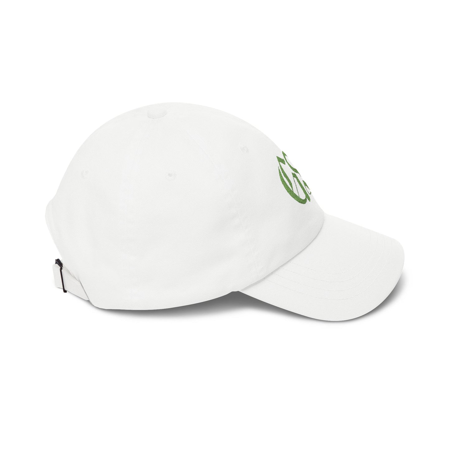 Embroidered Green Monogram Dad Cap