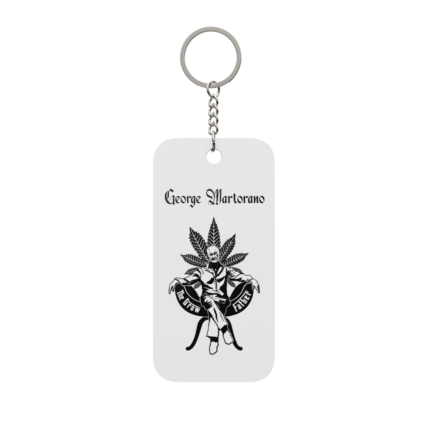 Double-Sided Keychain — "Life Without Parole" Graphic Keychain (George Martorano Design)