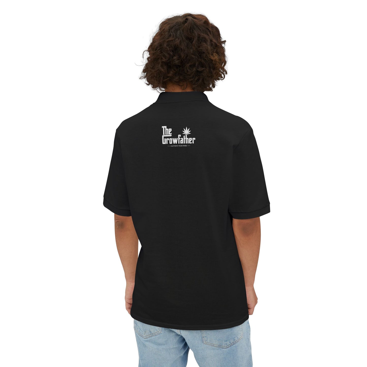 Men'sPolo Shirt with Small Chest Embroidery — Classic Golf & Casual Wear