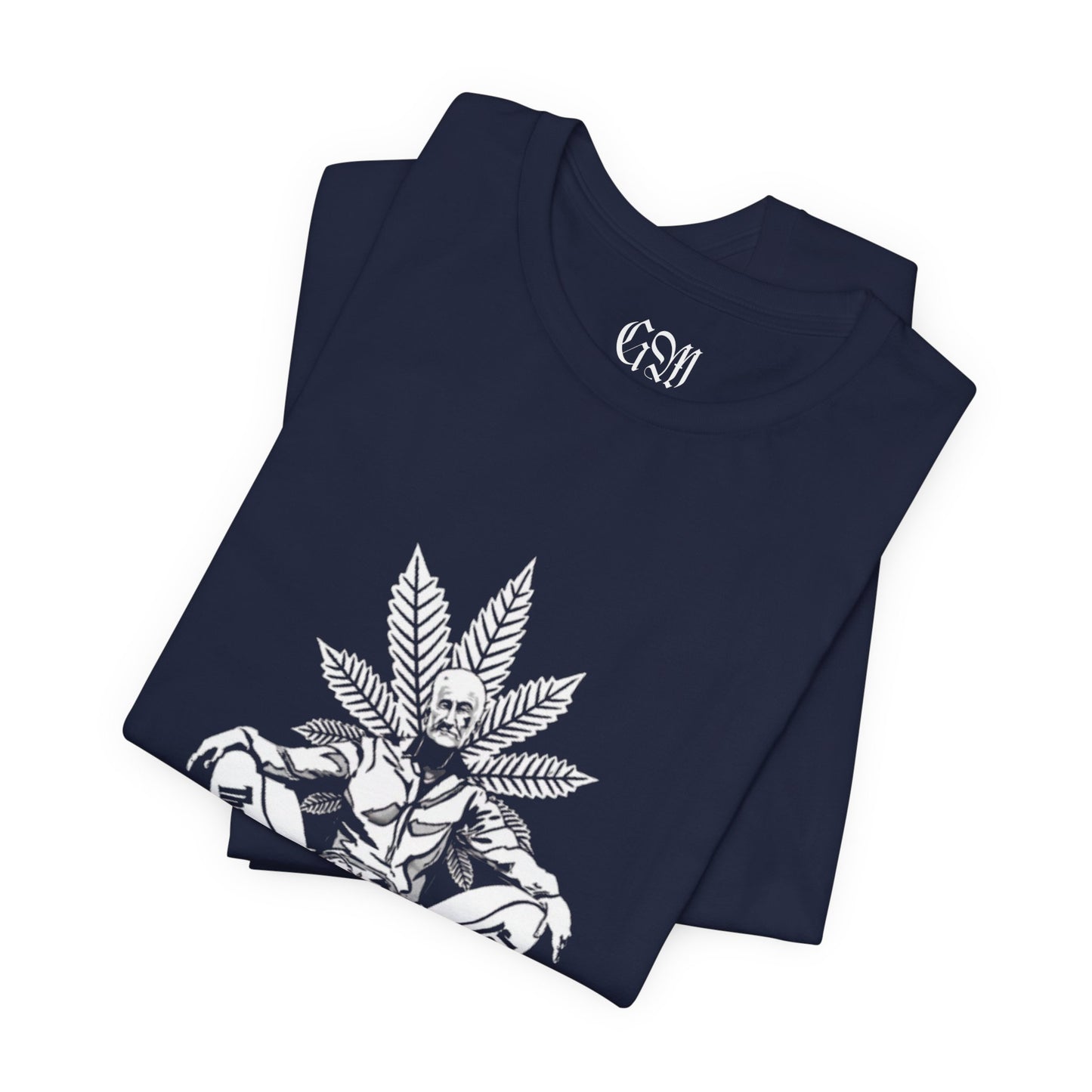 The Crowfather T-Shirt – Cannabis Logo Tee (Front Leaf King Design)