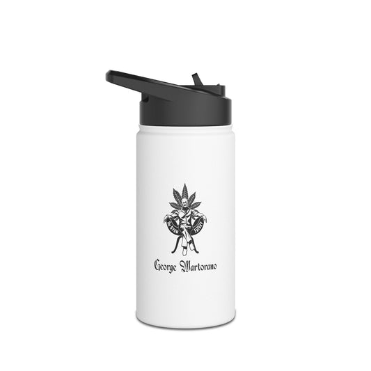 Stainless Steel Water Bottle — "I Need Coffee" Bold Black Typography, Insulated Travel Bottle