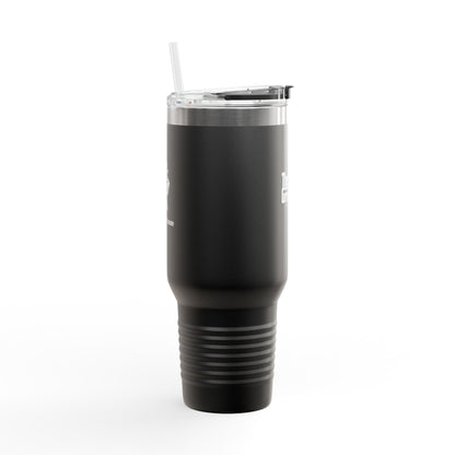 40oz Insulated Travel Mug – “The Growfather” Gardeners Tumbler with Handle