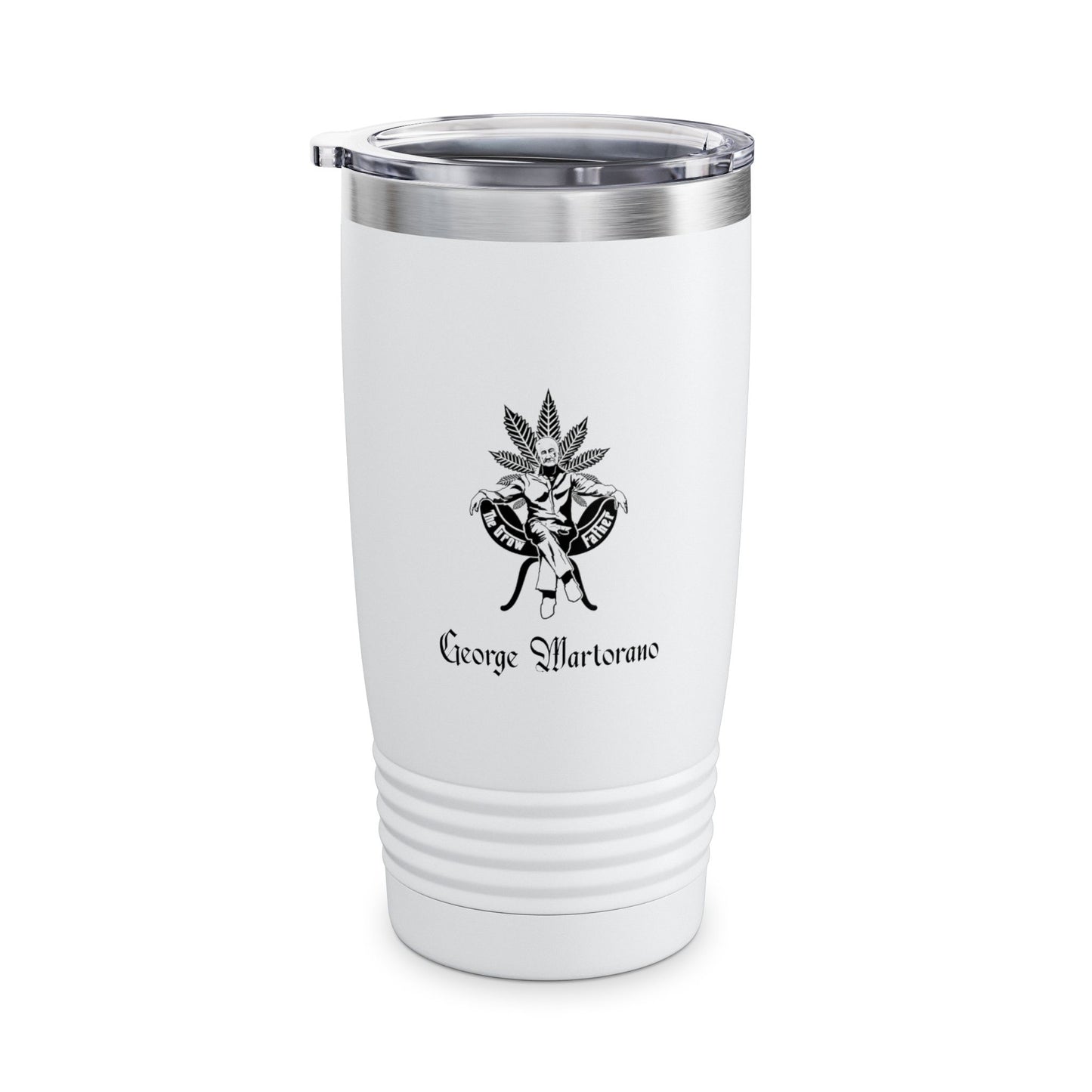20oz Ringneck Tumbler — Vintage Cannabis Emblem with 'George Warlorano'