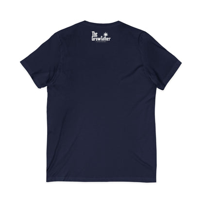 Cannabis Crew V-Neck Tee — The Growfather Graphic