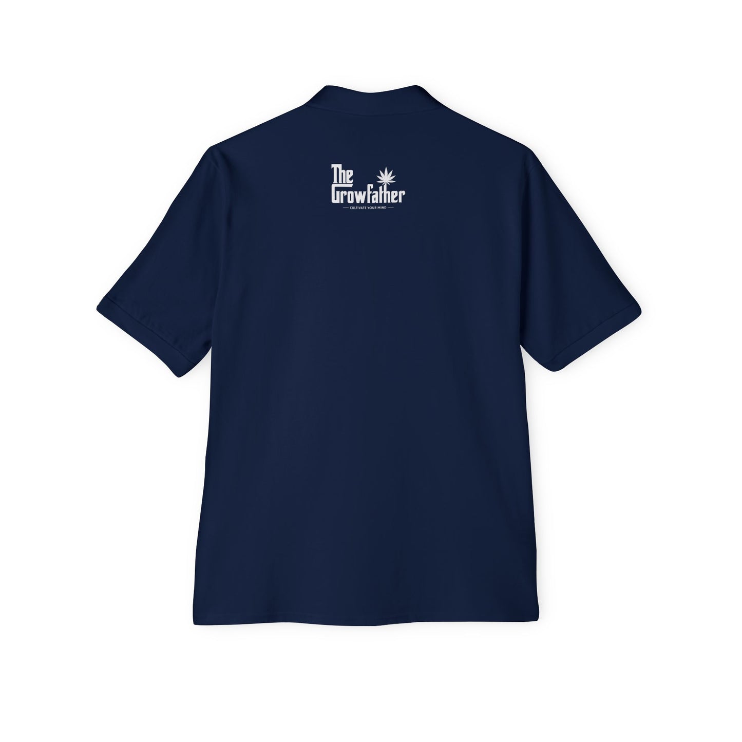 Men's Polo — 'The Growfather' Embroidered Logo Golf & Casual Shirt