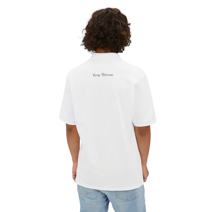 Embroidered Crew Monogram Polo — Men’s Classic Piqué Shirt