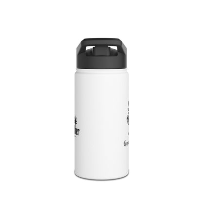 Stainless Steel Water Bottle — "I Need Coffee" Bold Black Typography, Insulated Travel Bottle