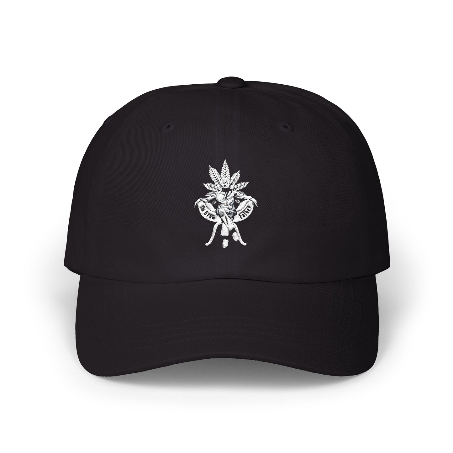 Dad Cap with Wildflower Heart Logo — Floral Vintage Embroidered Baseball Hat