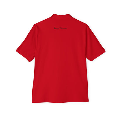 Classic Men’s  Polo — Embroidered Monogram Casual Golf Shirt