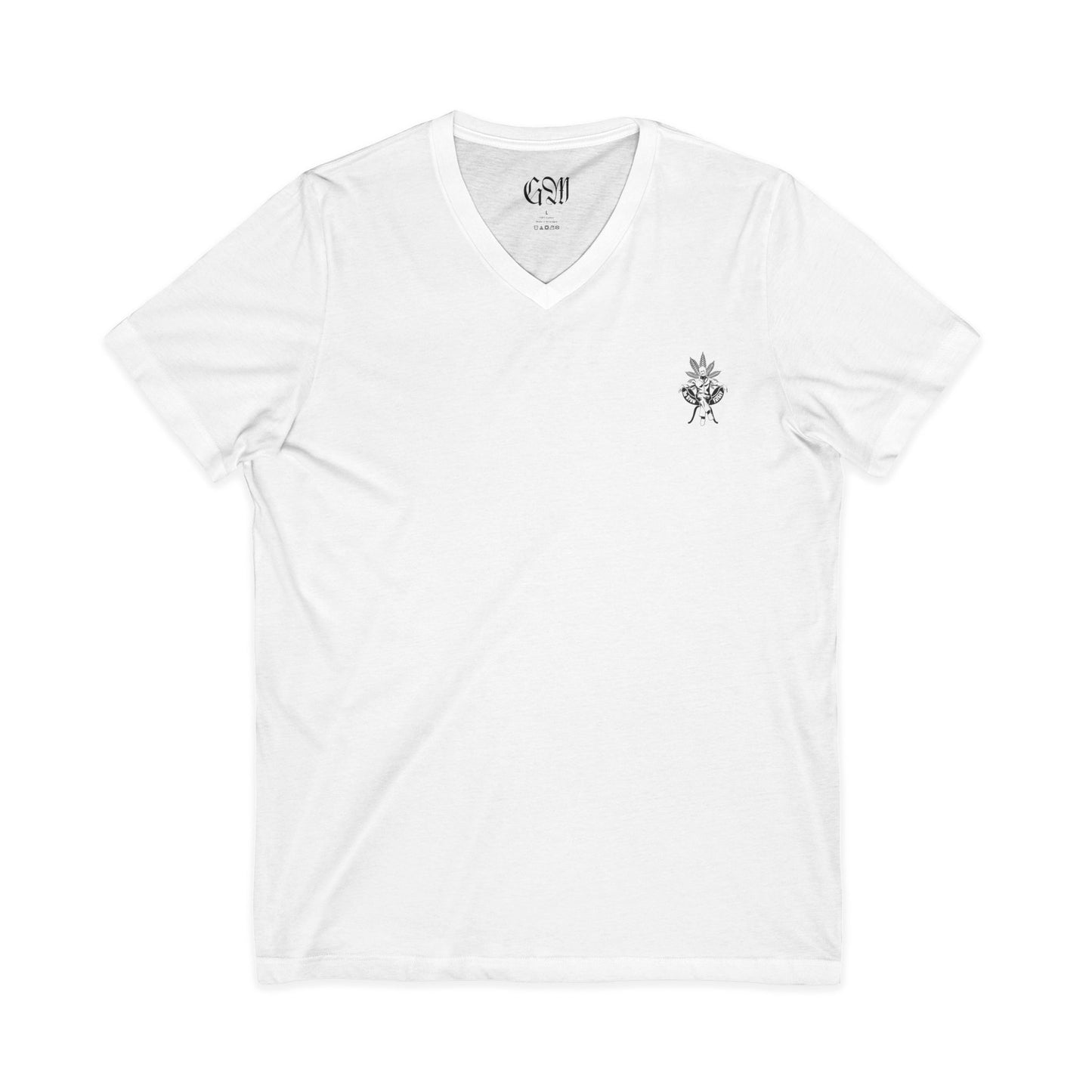 Growfather V-Neck Tee — Lightweight Cannabis Gardener T-Shirt