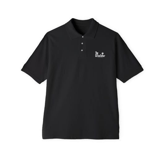 Men's Polo — 'The Grandfather' Chest Logo & 'Life Without Parole' Back Statement