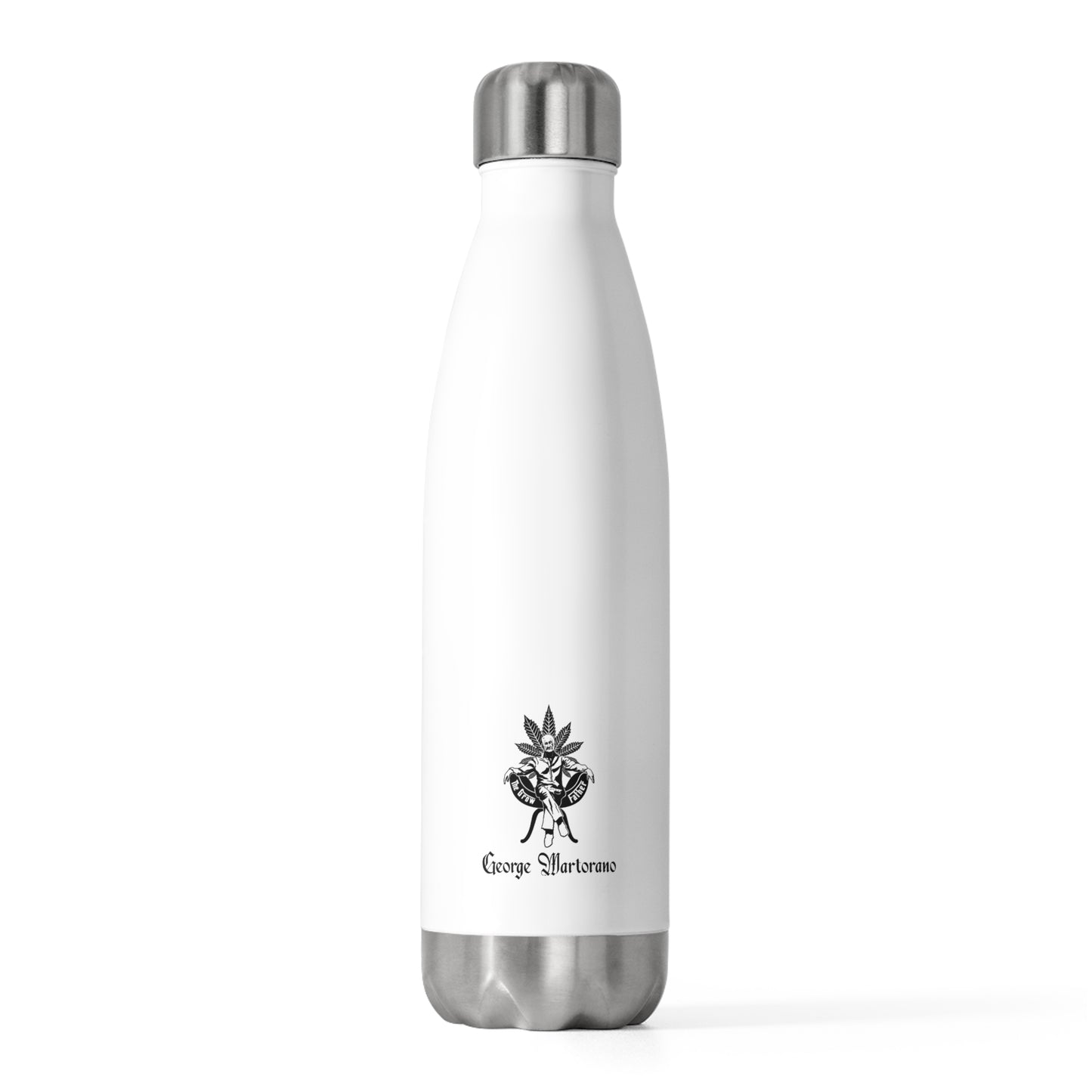 Insulated Bottle — The Growfather Logo 20oz Stainless Travel Flask