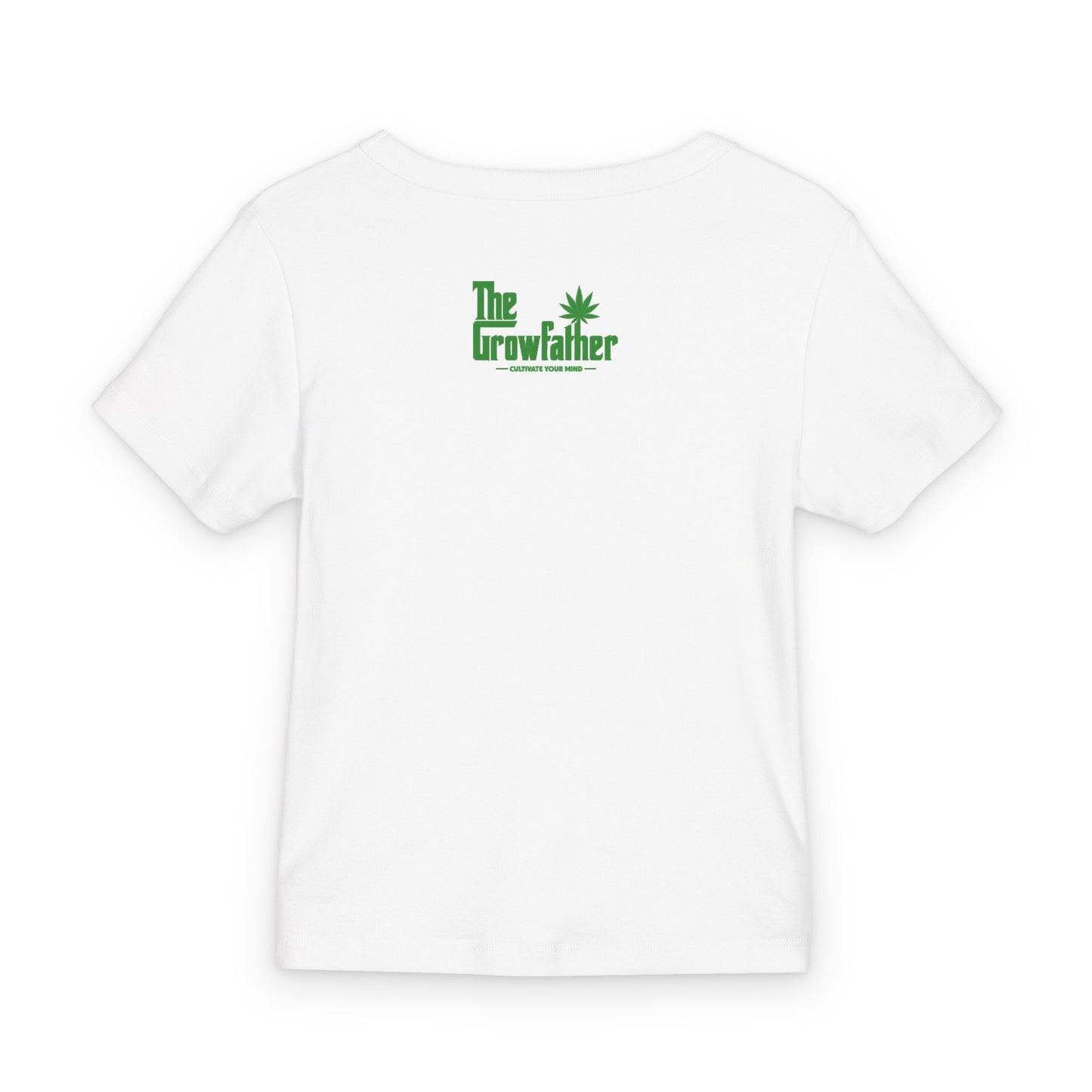 Life Without Parole Organic Baby Tee — Green Text Crop T‑Shirt for Fans
