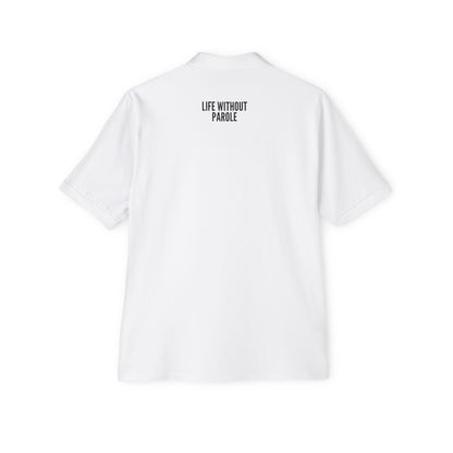 Men's Polo — 'The Crowfather' Chest Logo & 'Life Without Parole' Back Graphic
