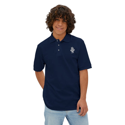 Men's Polo — 'The Growfather' Embroidered Logo Golf & Casual Shirt