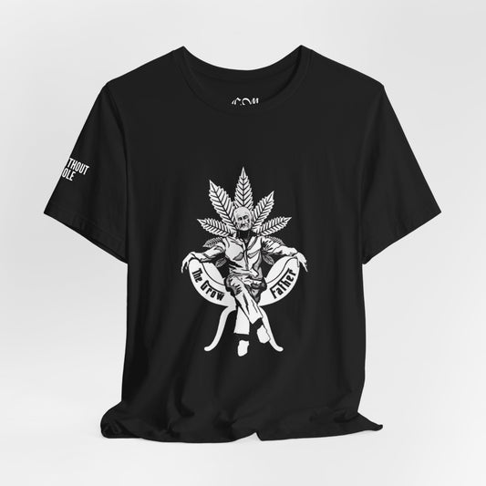 The Growfather T‑Shirt – Cannabis Leaf Godfather Graphic Tee