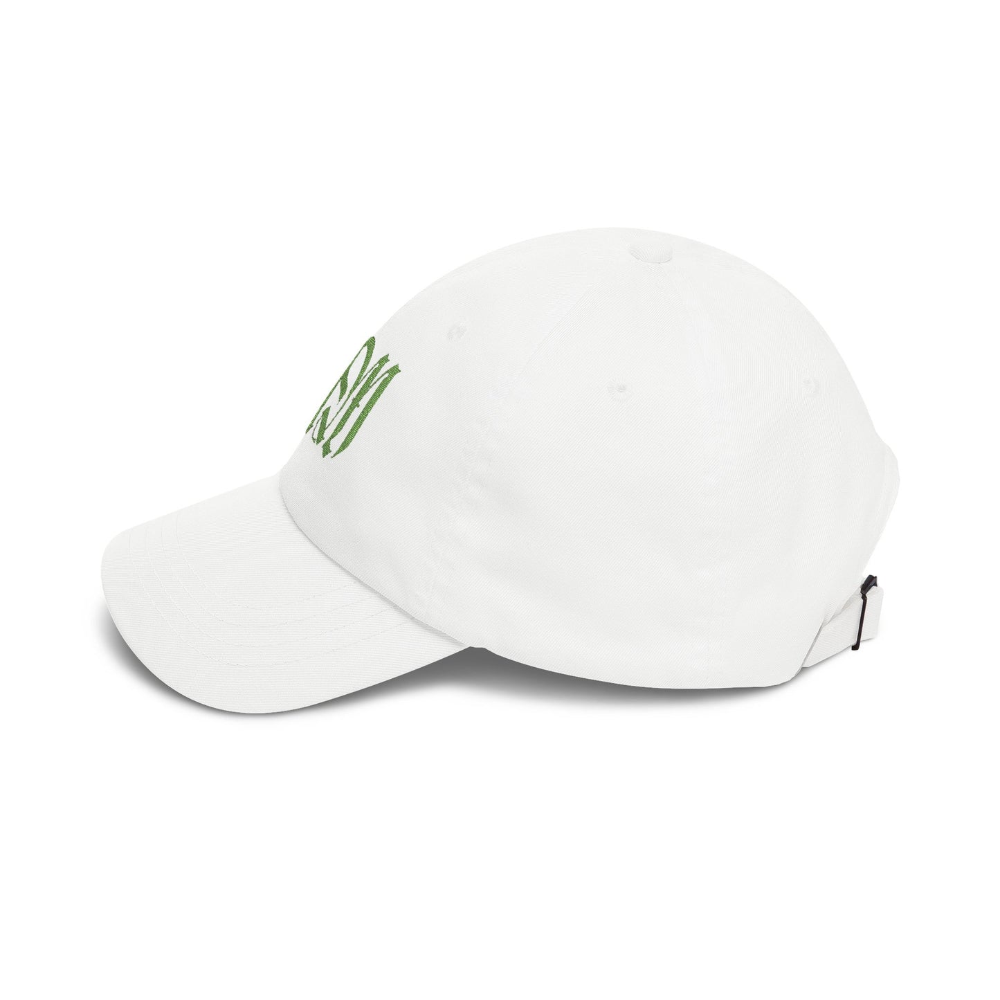 Embroidered Green Monogram Dad Cap