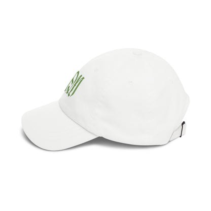 Embroidered Green Monogram Dad Cap