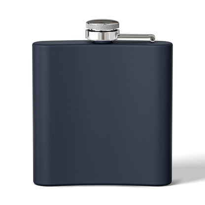The Growfather Stainless Steel Flask – 6oz Cultivate Your Mind Hipster Pocket Flask