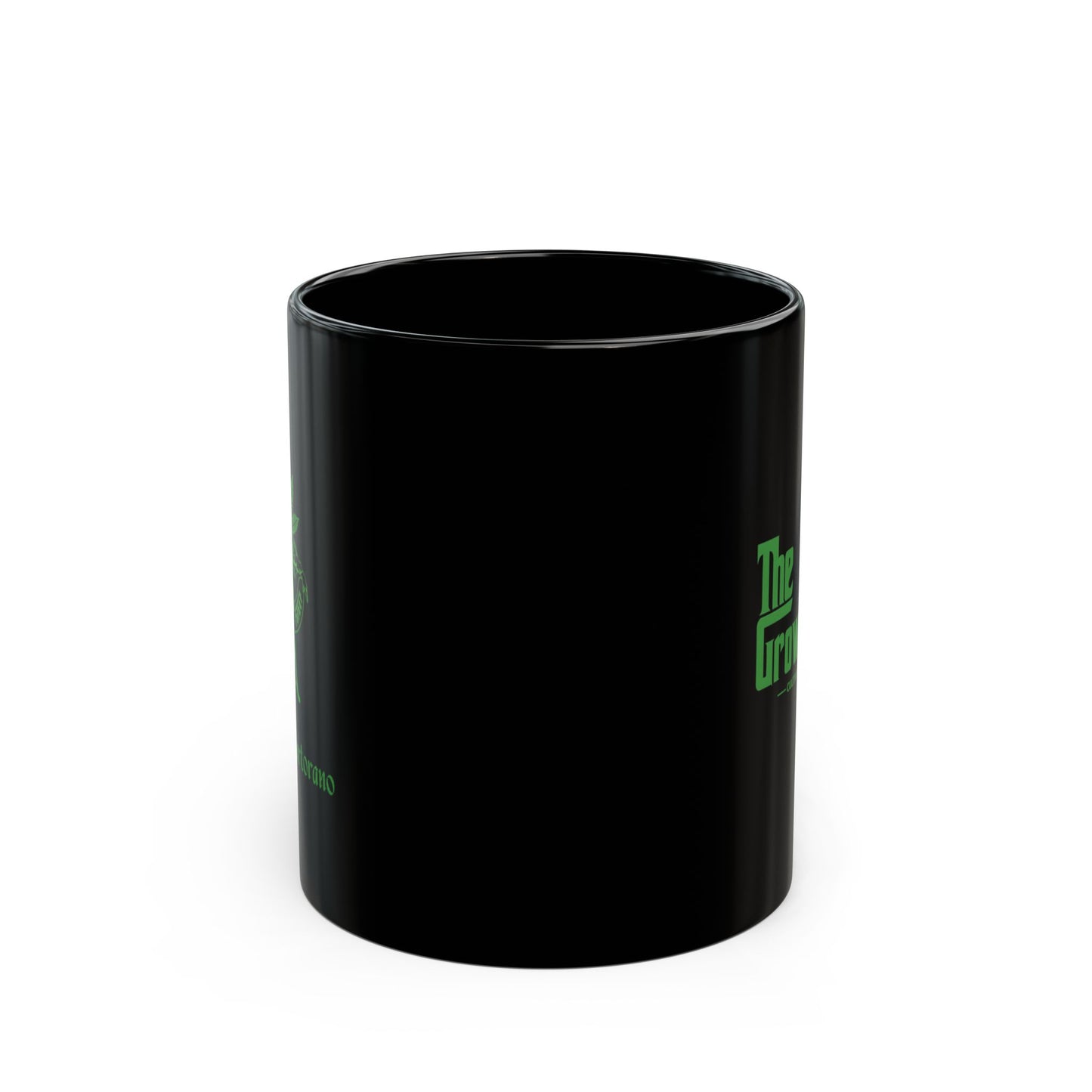 The Growfather Black Mug — Cannabis Themed Coffee Cup (11oz & 15oz)