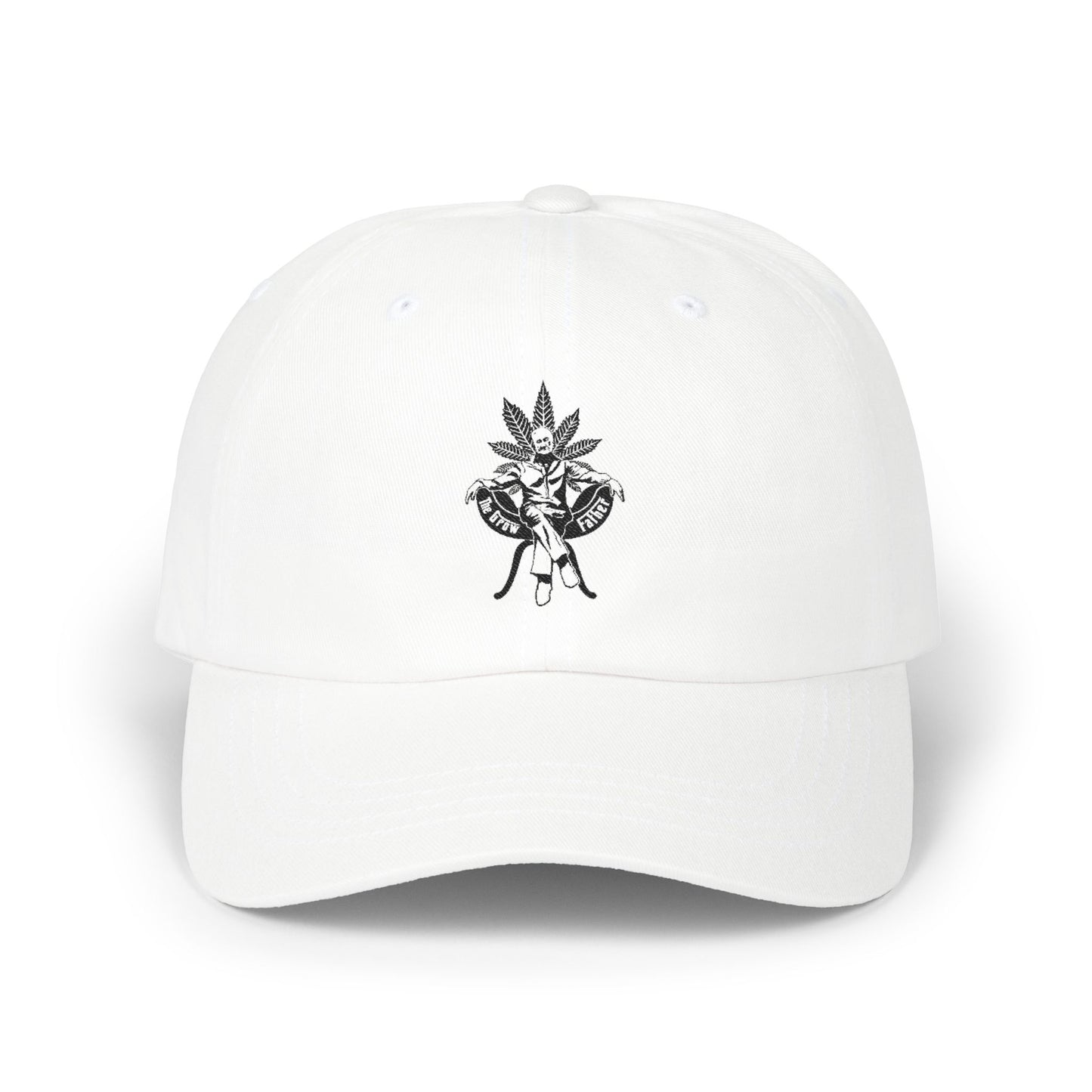 Dad Cap — Vintage Botanical Fox Emblem Hat