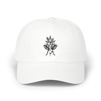 Dad Cap — Vintage Botanical Fox Emblem Hat