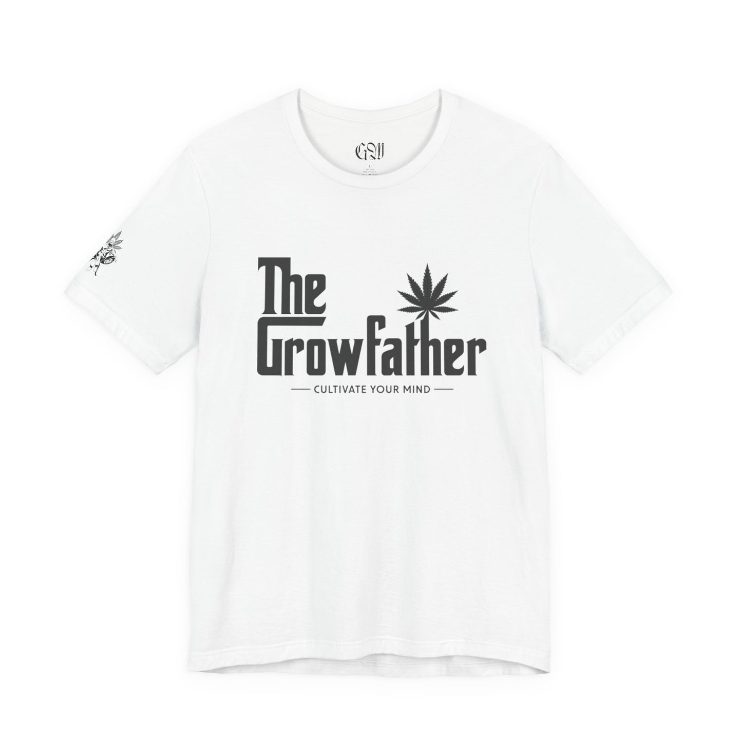 The Growfather T‑Shirt — "Cultivate Your Mind" Cannabis Graphic Tee