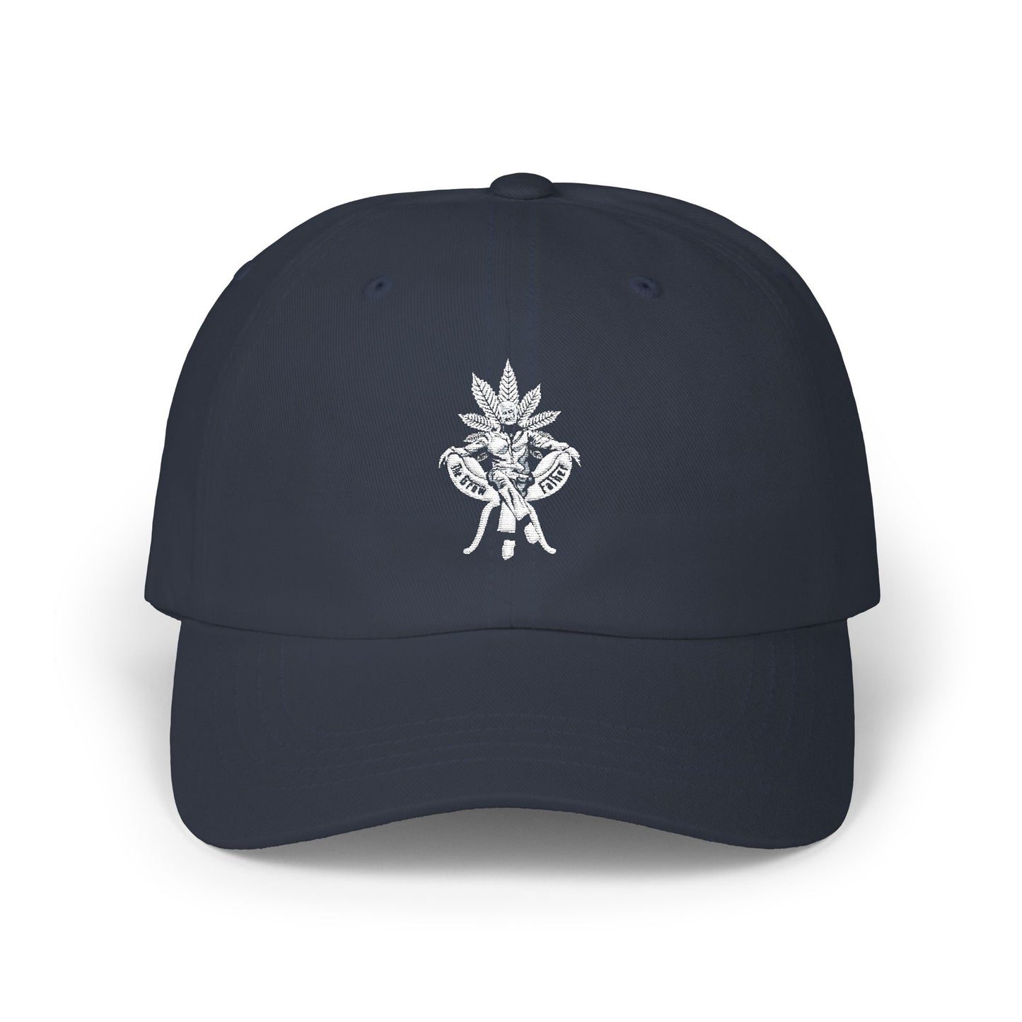 Dad Cap — Vintage Heart & Leaf Embroidered Baseball Hat