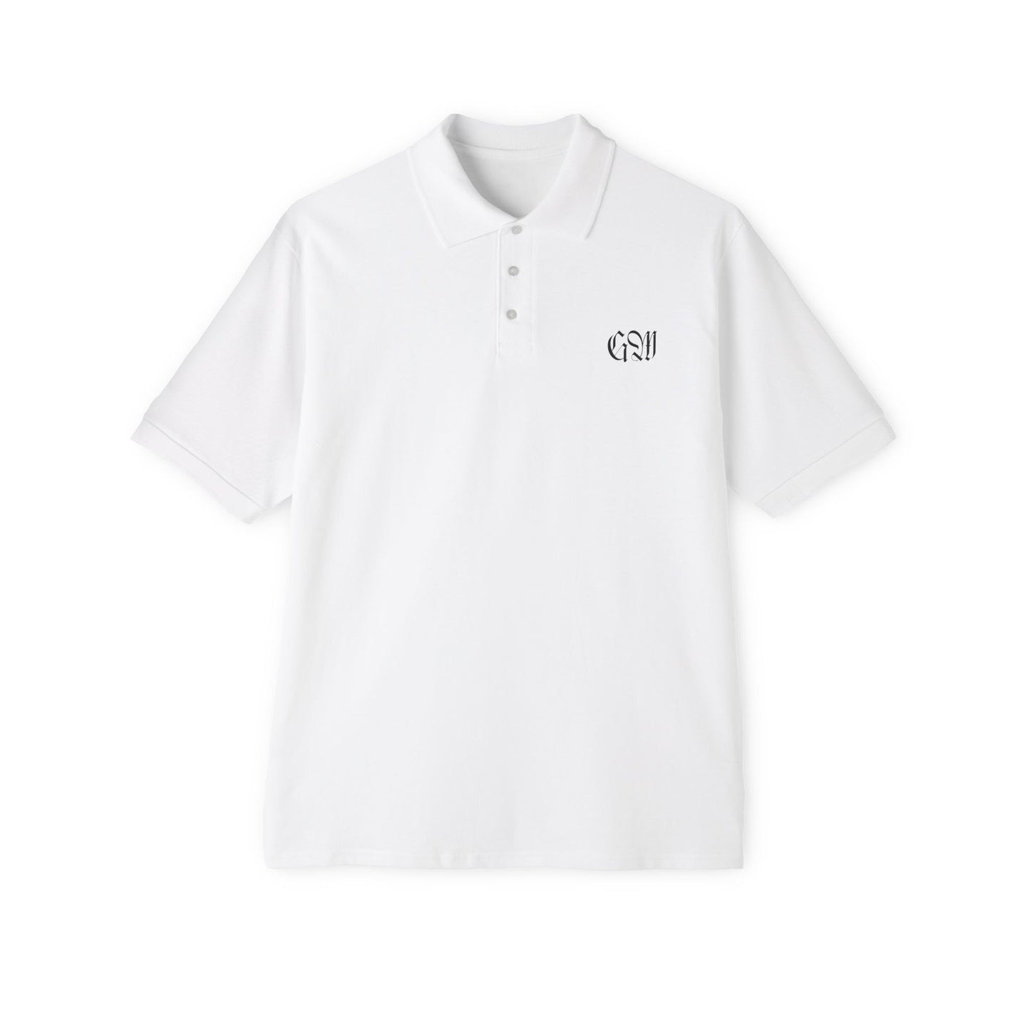 Embroidered Crew Monogram Polo — Men’s Classic Piqué Shirt