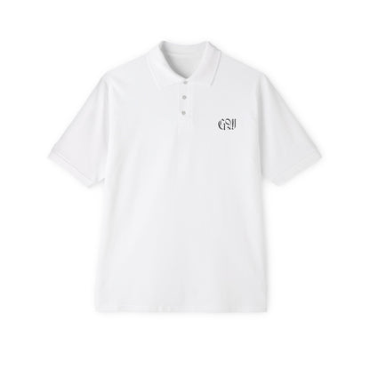 Embroidered Crew Monogram Polo — Men’s Classic Piqué Shirt