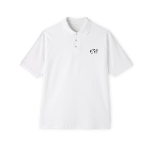 Embroidered Crew Monogram Polo — Men’s Classic Piqué Shirt