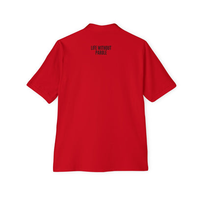 Men's Polo - 'Live Without Limits' Embroidered Casual Golf Shirt