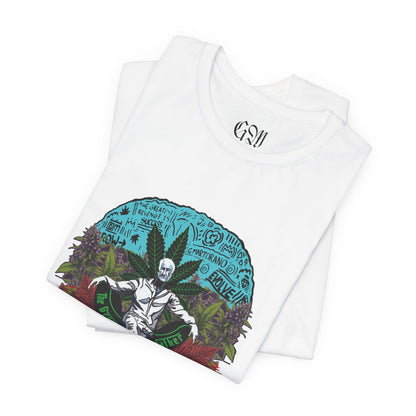 George Martirano Graphic Tee — Retro Surf Skate Skull Design