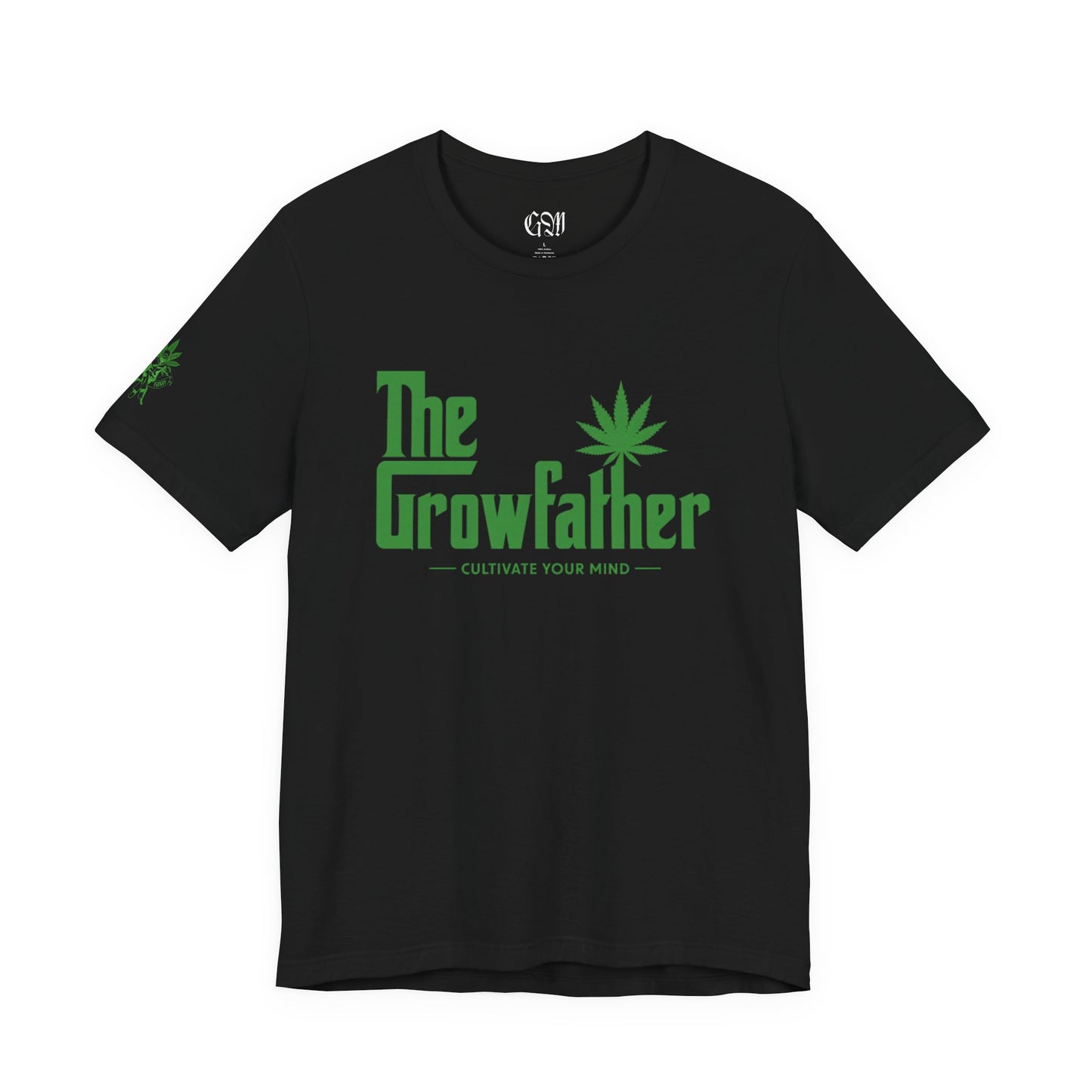 The Growfather T-Shirt — 'Cultivate Your Mind' Cannabis Graphic Tee