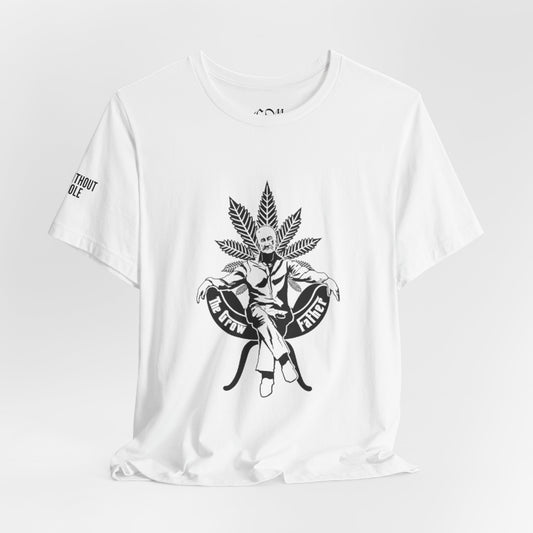 The Growfather T-Shirt — Cannabis Leaf Godfather Graphic Tee