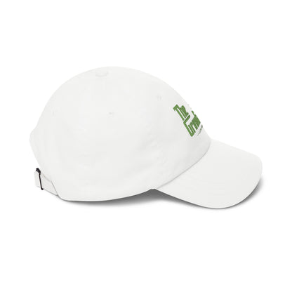 Dad Cap — "The Growfather" Embroidered Cannabis Logo Hat
