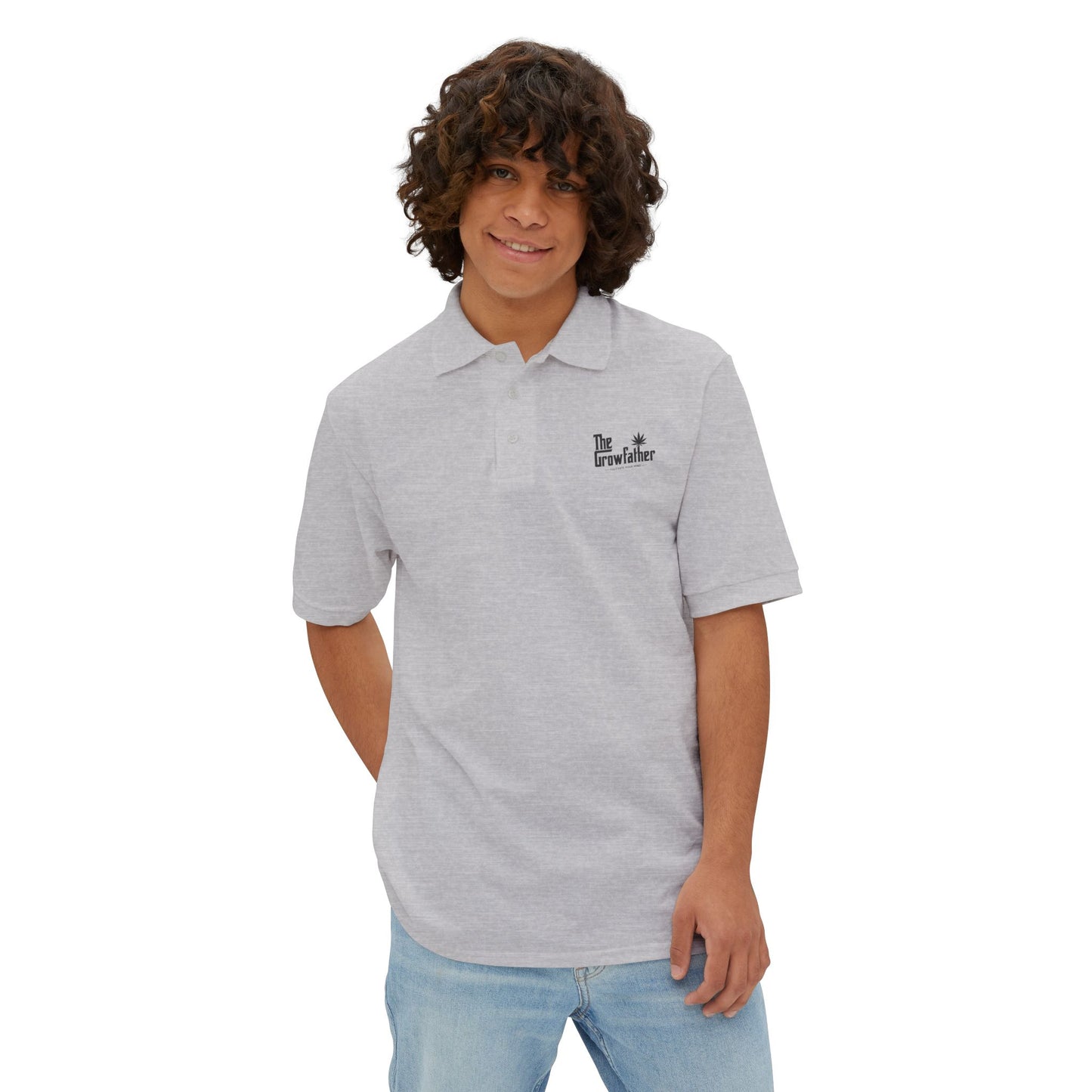 Men's Polo — Subtle 'Life Without Parole' Graphic Chest & Back