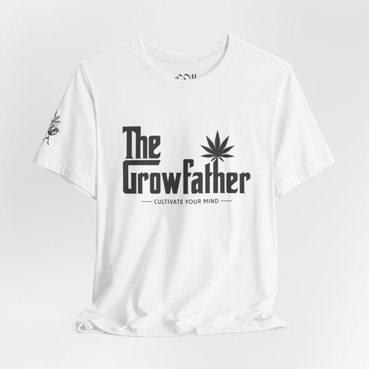 The Growfather T‑Shirt — "Cultivate Your Mind" Cannabis Graphic Tee