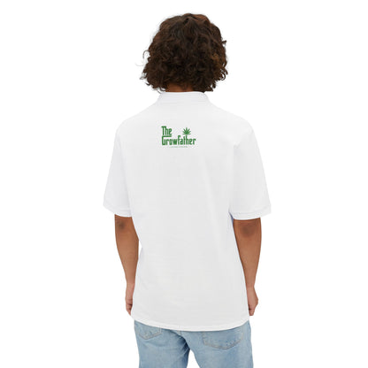 The Growfather Polo Shirt – Embroidered Gardening Dad Golf Polo