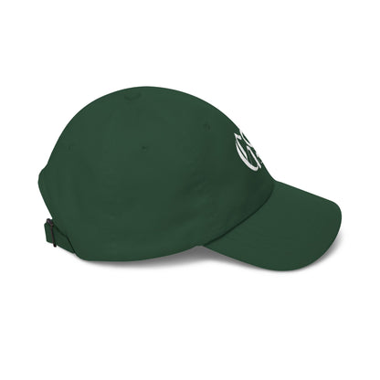 Classic Dad Cap — Gothic Monogram Embroidered Hat