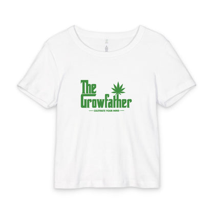 The Growfather Tee – Cannabis Leaf Graphic Organic Baby T-Shirt