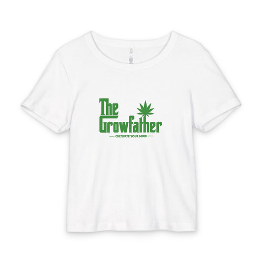 The Growfather Tee – Cannabis Leaf Graphic Organic Baby T-Shirt