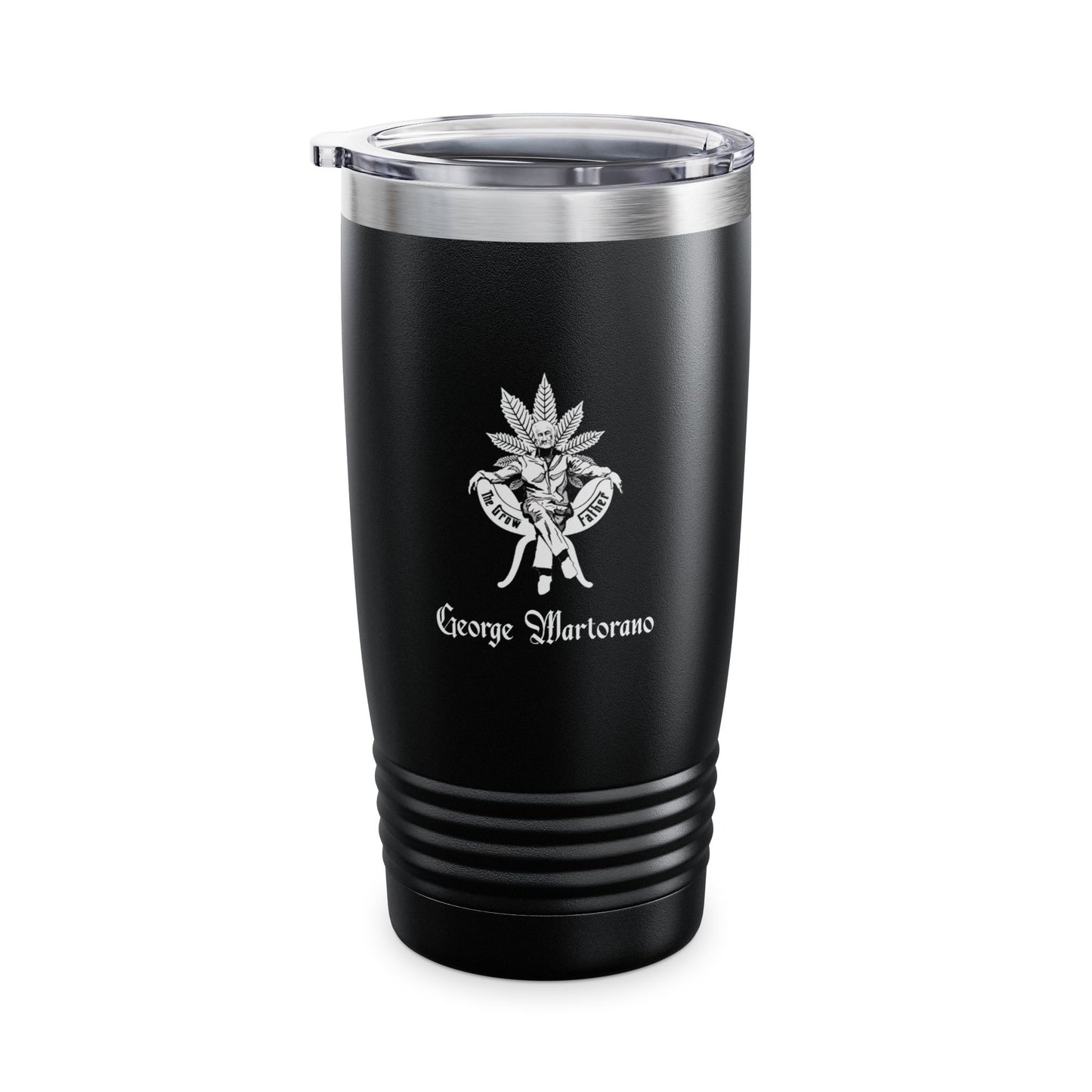 20oz Ringneck Tumbler — George Marloromo Logo Stainless Travel Cup