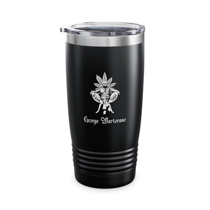 20oz Ringneck Tumbler — George Marloromo Logo Stainless Travel Cup