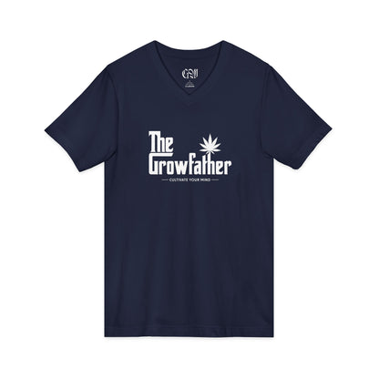 The Growfather V-Neck Tee — Funny Cannabis Graphic T-Shirt