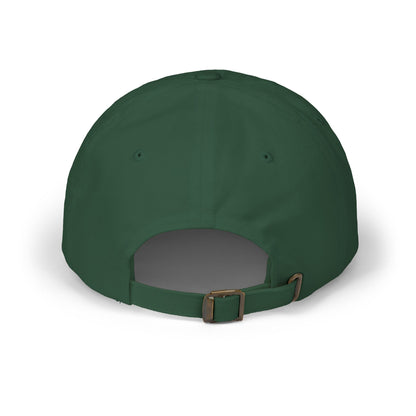 Embroidered Cannabis Heart Dad Cap - Vintage Leaf Love Baseball Hat