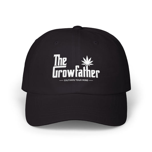 The Growfather Dad Cap – Embroidered Cannabis Novelty Hat