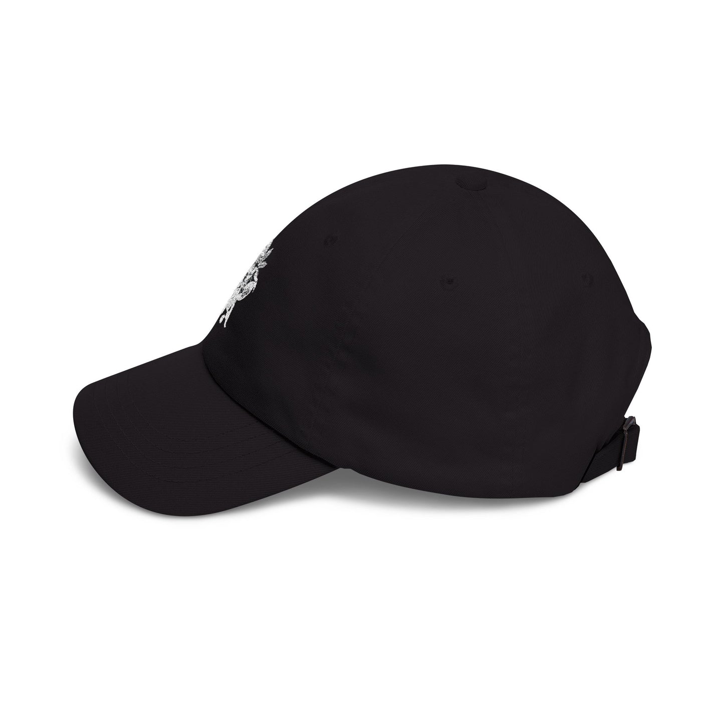 Dad Cap with Wildflower Heart Logo — Floral Vintage Embroidered Baseball Hat