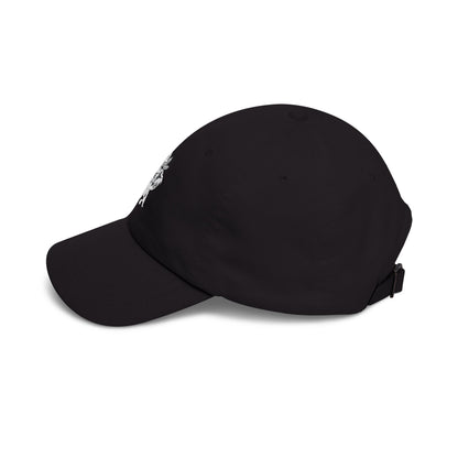 Dad Cap with Wildflower Heart Logo — Floral Vintage Embroidered Baseball Hat