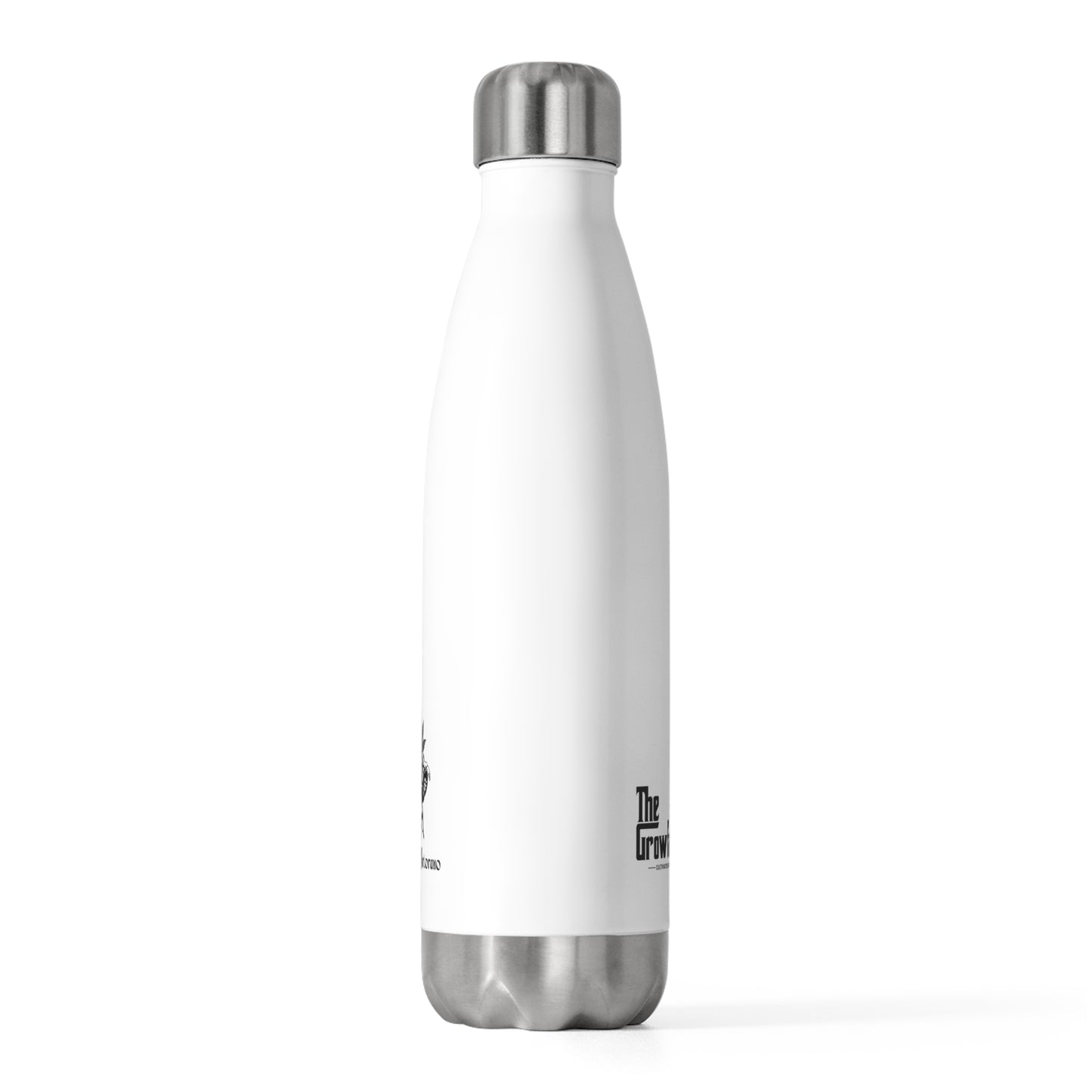 Insulated Bottle — The Growfather Logo 20oz Stainless Travel Flask